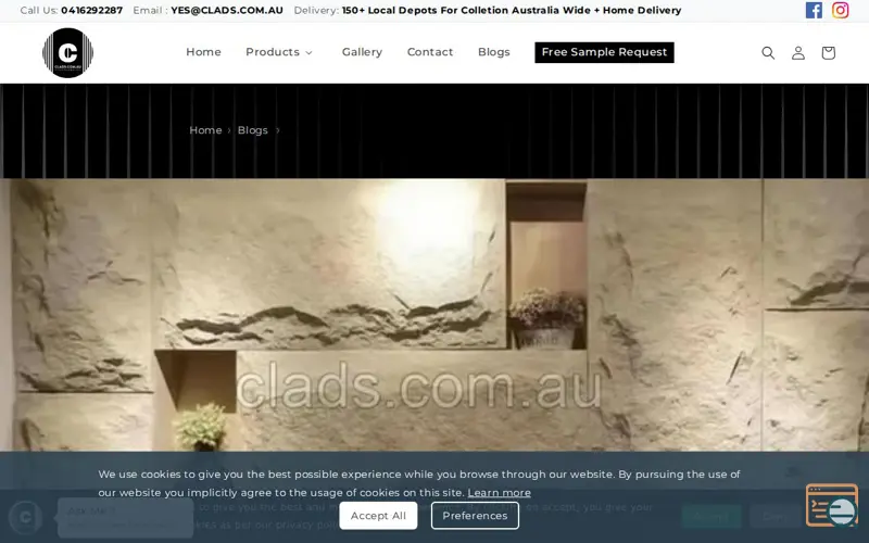 Screenshot of Decorative Wall Panels, a launch using Kochava PubSuite