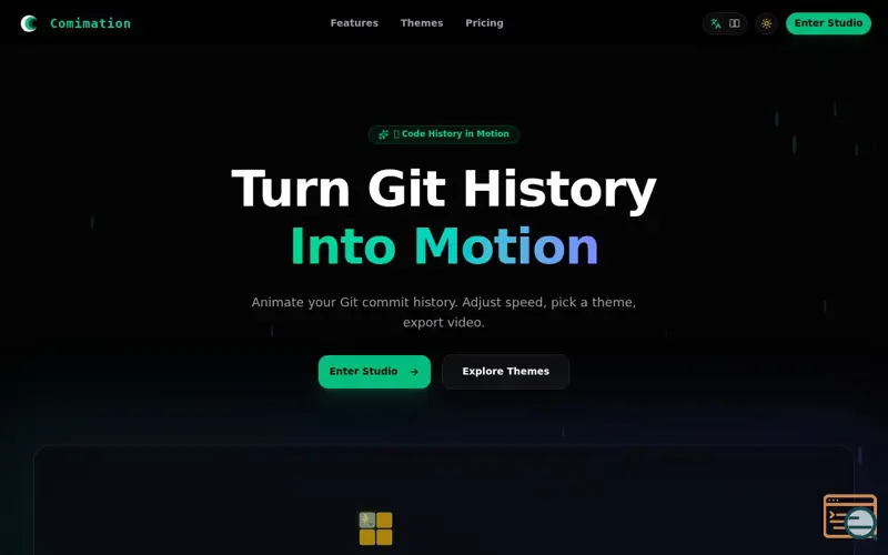 Screenshot of Comimation