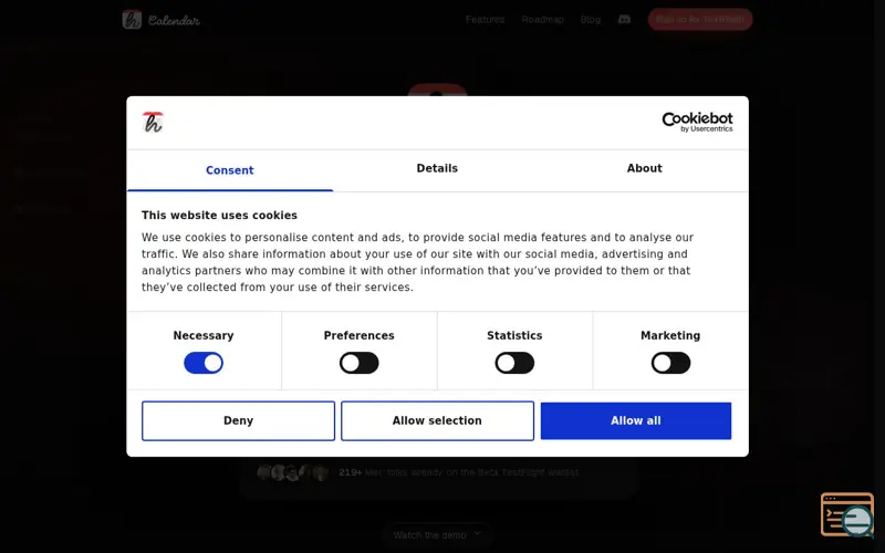 Screenshot of Hora