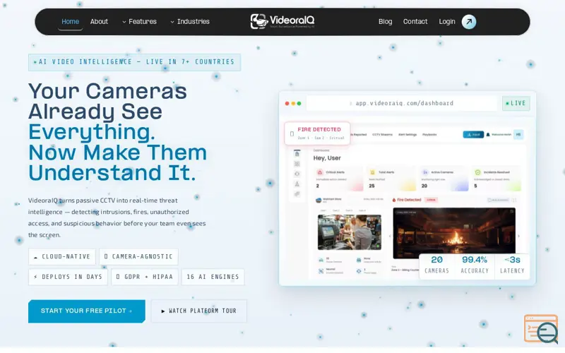 Screenshot of https://videoraiq.com/