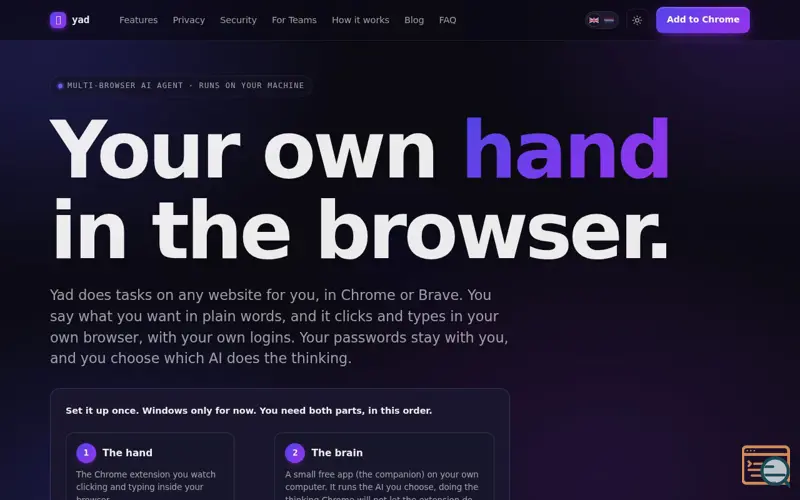 Screenshot of Yad