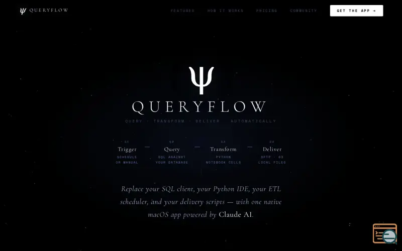 Screenshot of QueryFlow