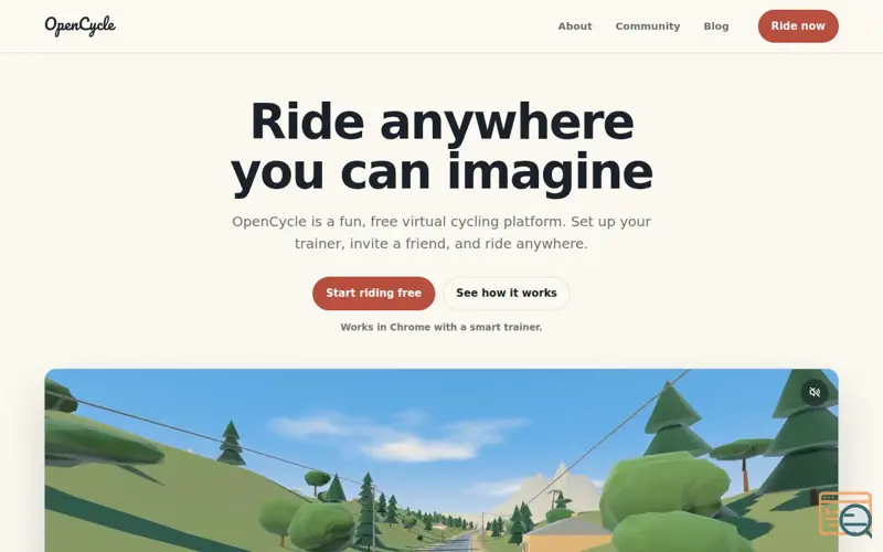 Screenshot of OpenCycle