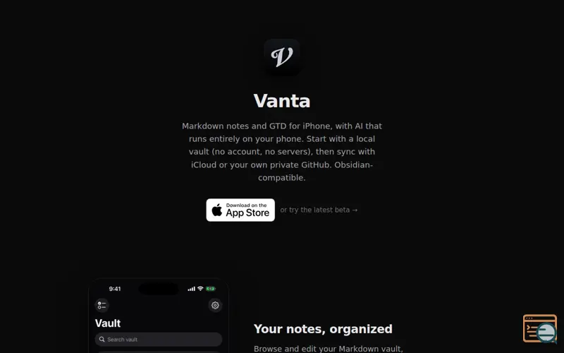 Screenshot of Vanta