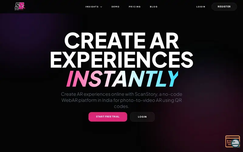 Screenshot of ScanStory