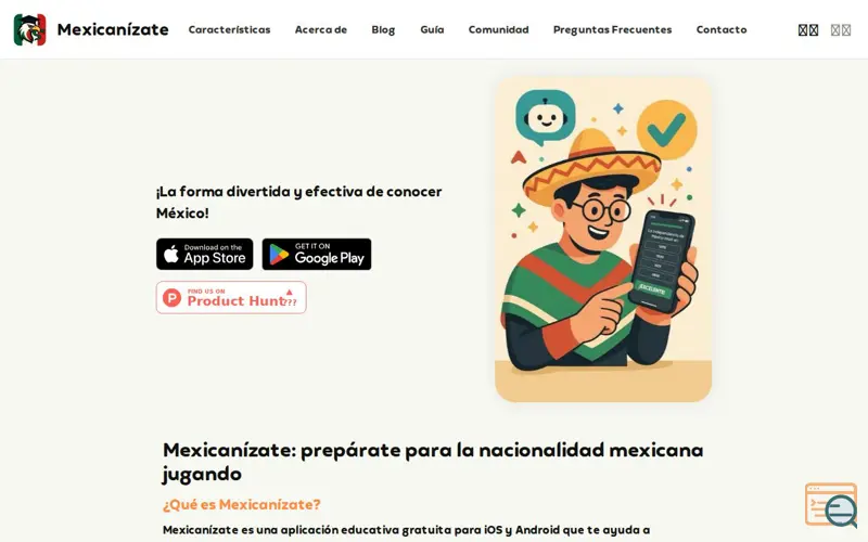 Screenshot of Mexicanizate
