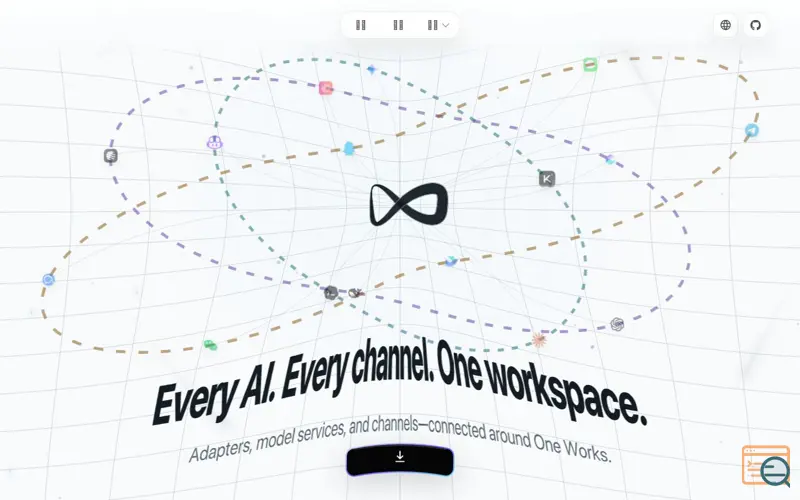 Screenshot of One Works - AI 编程伙伴工作台