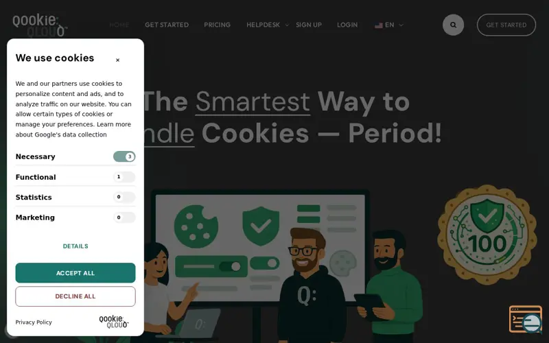 Screenshot of QookieQloud