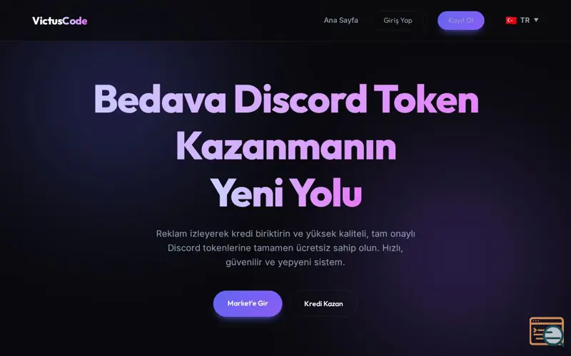 Screenshot of VictusCode
