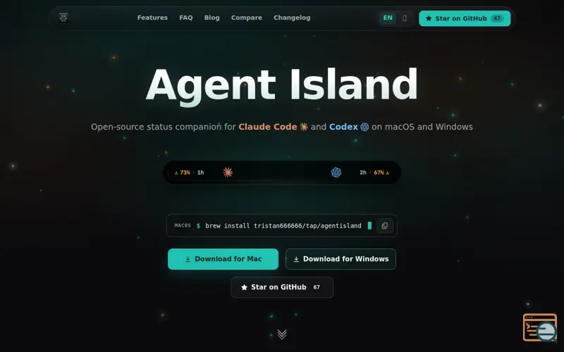 Screenshot of Agent Island