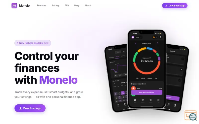 Screenshot of Monelo