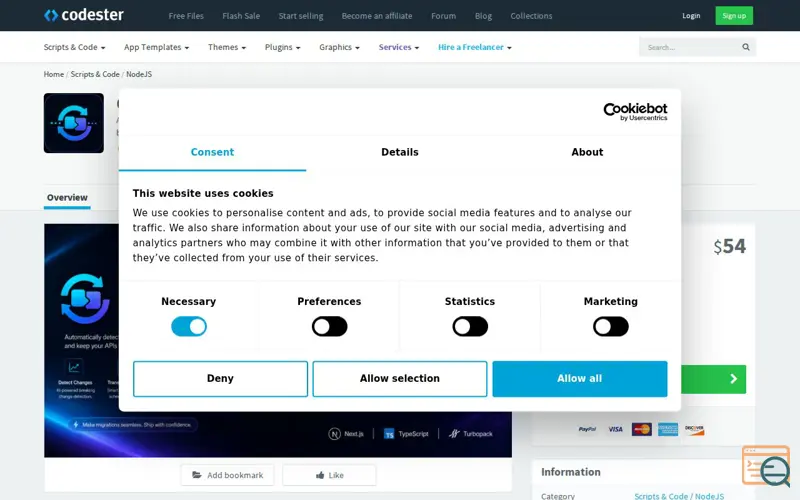 Screenshot of ChronoSync
