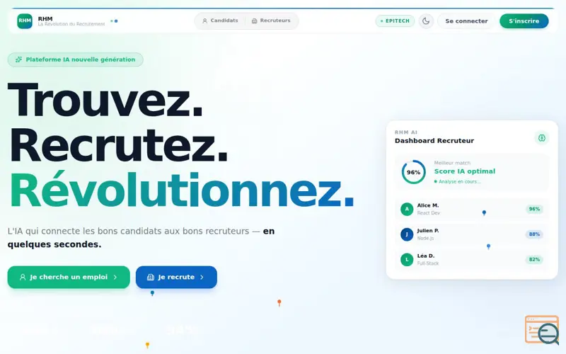 Screenshot of RHM The Recruitment Revolution