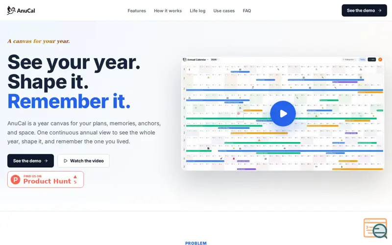 Screenshot of AnuCal