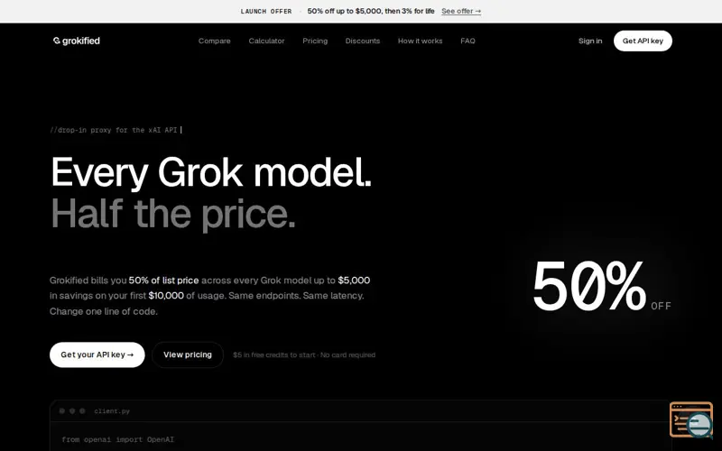 Screenshot of Grokified
