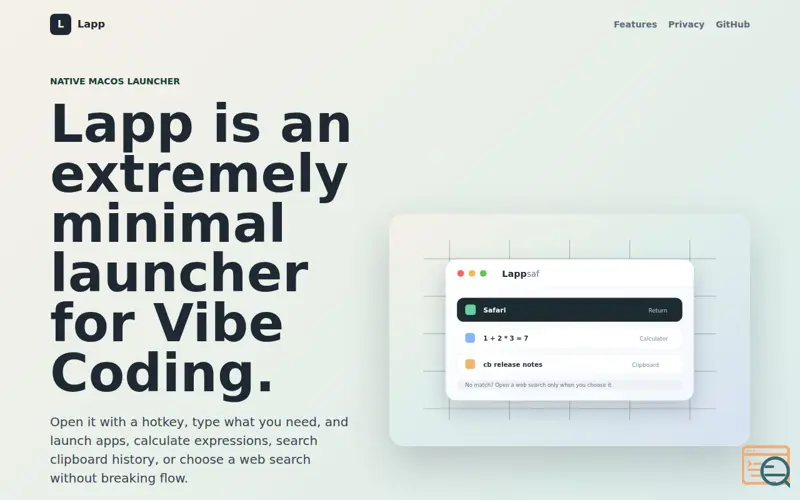 Screenshot of Lapp