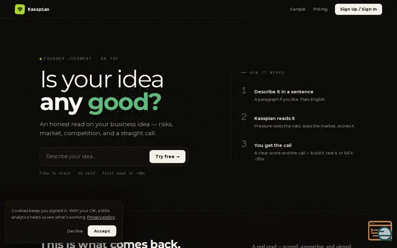 Screenshot of Kasspian