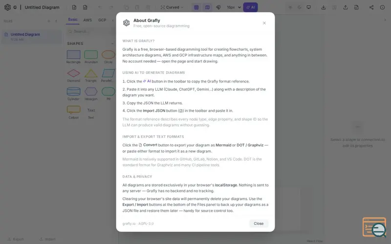 Screenshot of Grafly