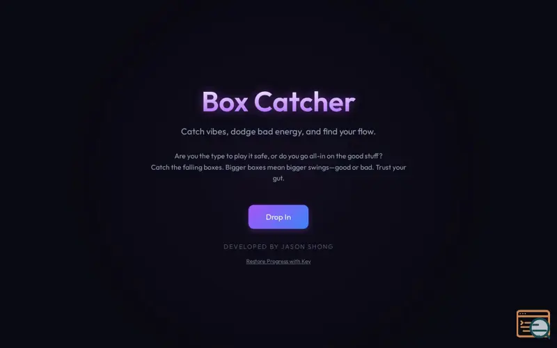 Screenshot of Box Catcher