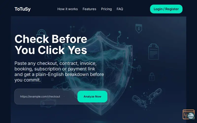 Screenshot of ToTuSy
