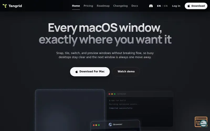 Screenshot of Tangrid