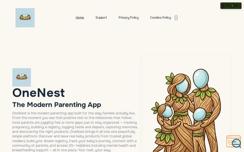 Screenshot of Onenest