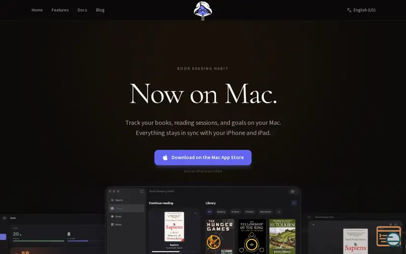 Screenshot of Book Reading Habit - for macOS
