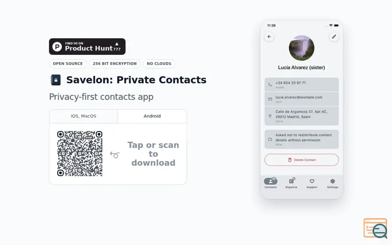 Screenshot of Savelon