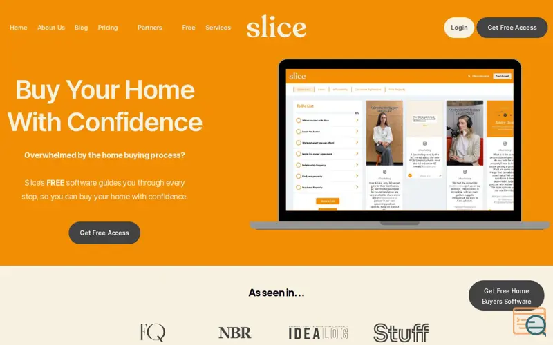 Screenshot of Slice Technologies