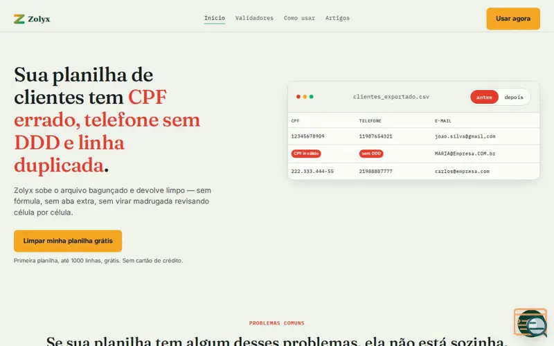 Screenshot of Zolyx
