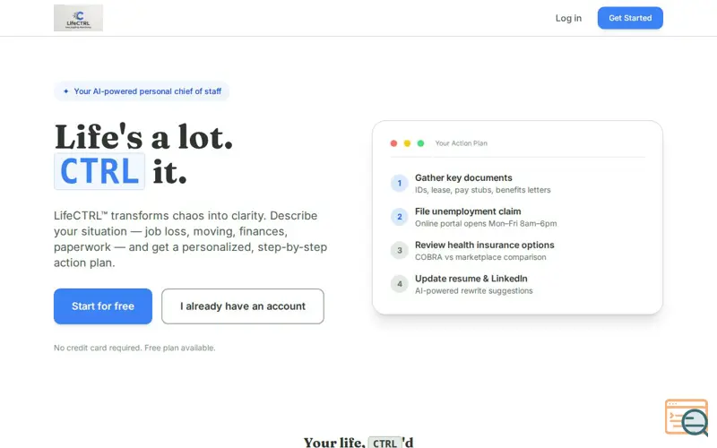 Screenshot of LIFECTRL™ 