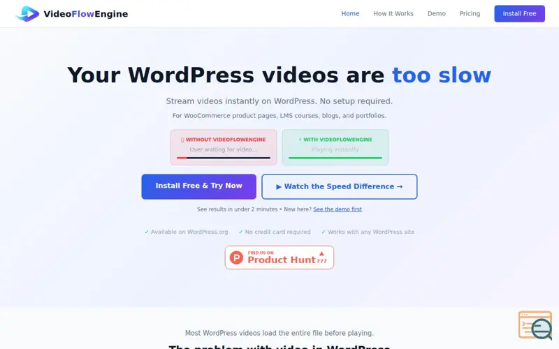 Screenshot of VideoFlowEngine