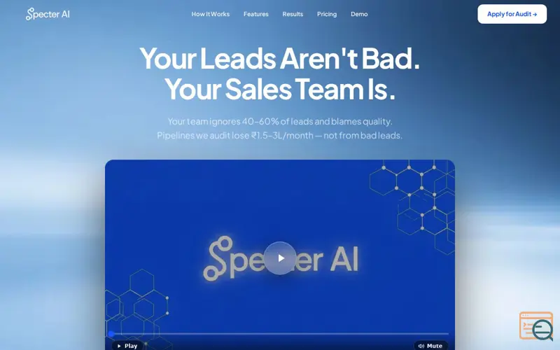 Screenshot of Specter AI