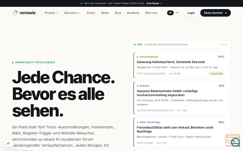 Screenshot of Cernavio