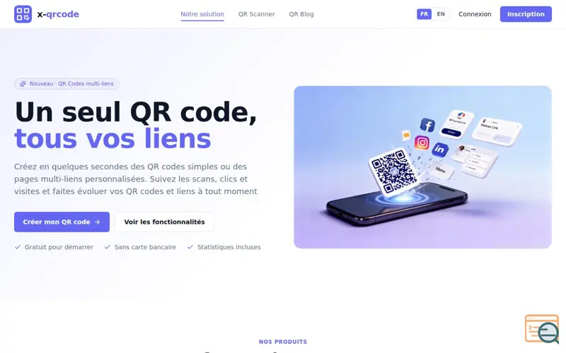 Screenshot of x-qrcode