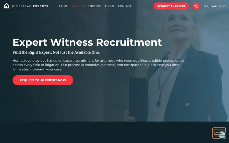 Screenshot of Homestead Experts
