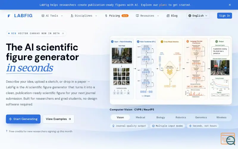 Screenshot of labfig
