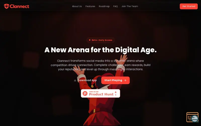Screenshot of Clannect