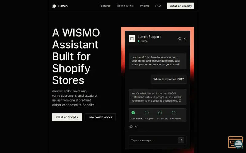 Screenshot of Lumen