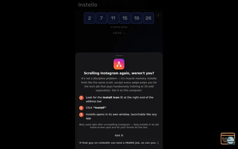 Screenshot of App