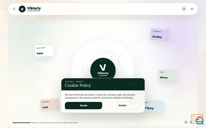 Screenshot of Viktorly