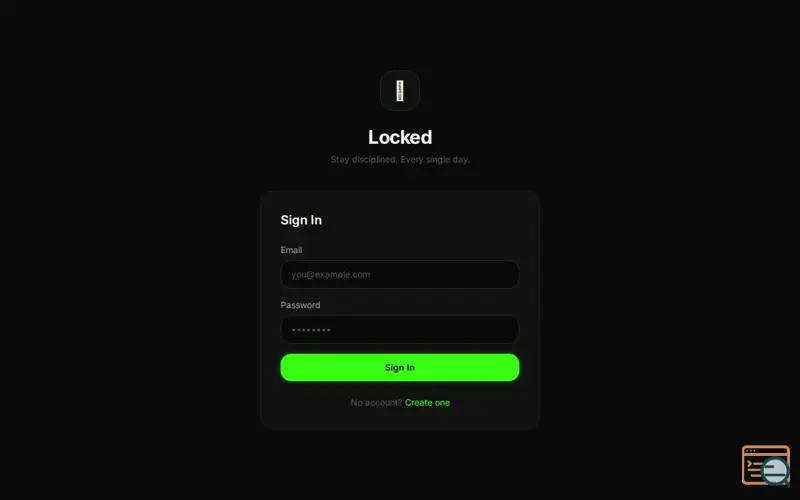 Screenshot of Locked - Productivity