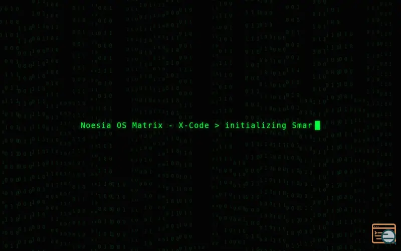 Screenshot of Noesia Matrix OS X_Code , a launch using Mailchimp for WordPress