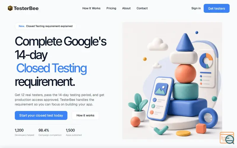 Screenshot of TesterBee
