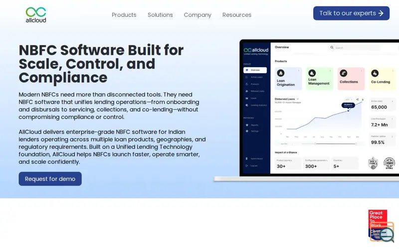 Screenshot of NBFC Software