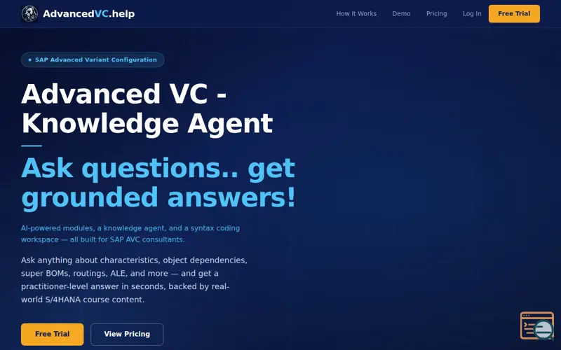 Screenshot of Advancedvc.help