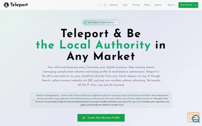 Screenshot of Teleport