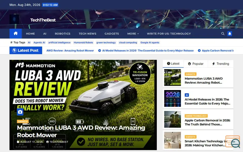 Screenshot of TechTheBest