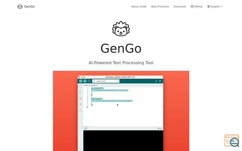 Screenshot of GenGo