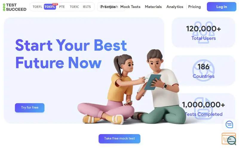 Screenshot of TEST SUCCEED